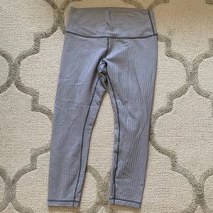 Lululemon Grey Herringbone High Times Pant 10
